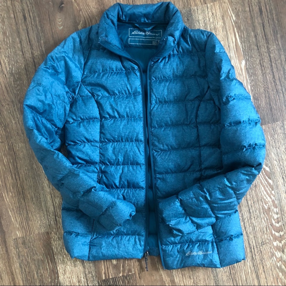 Like new packable puffer down jacket Eddie Bower XS